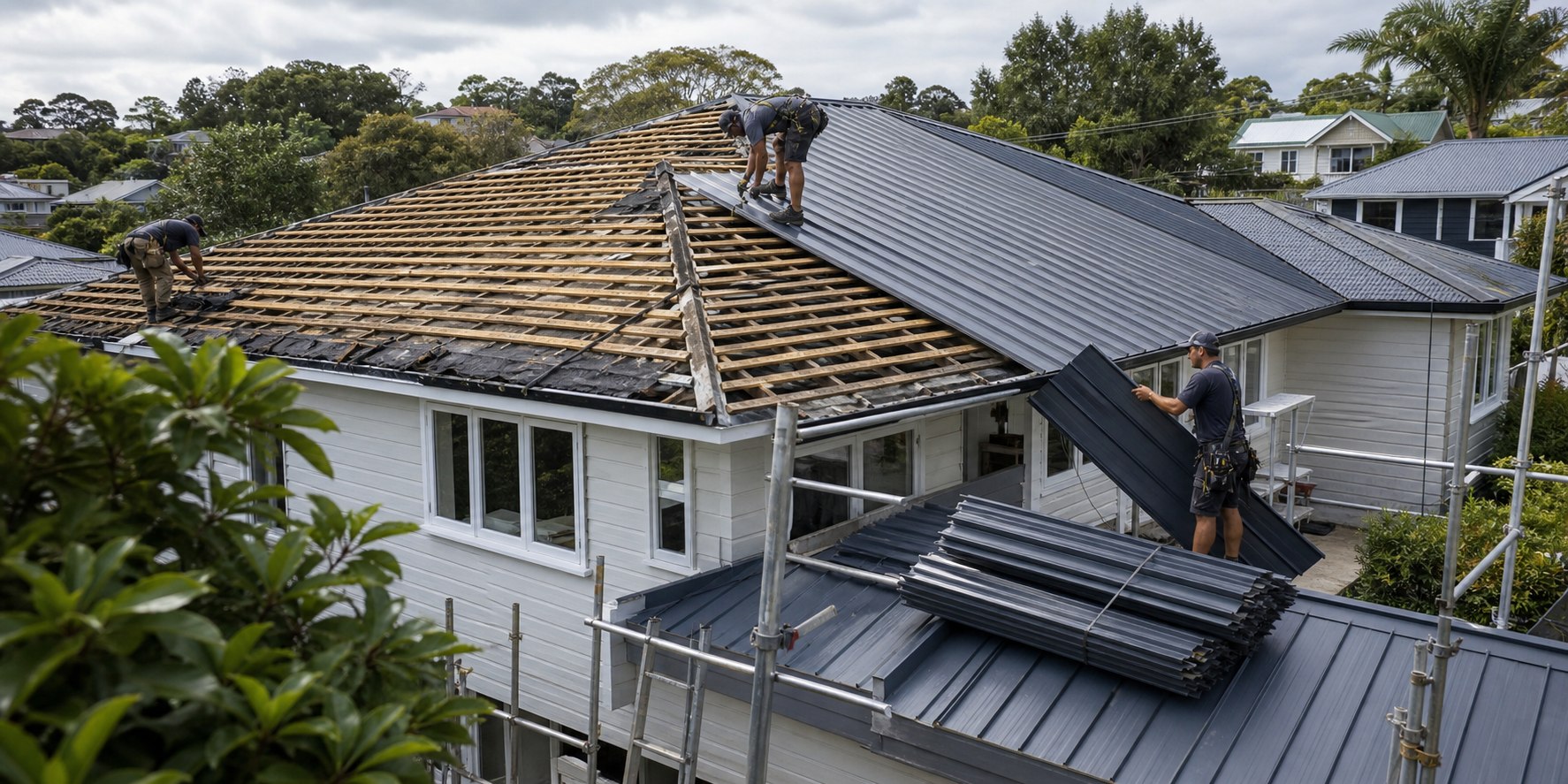 Reroofing Auckland roofing service